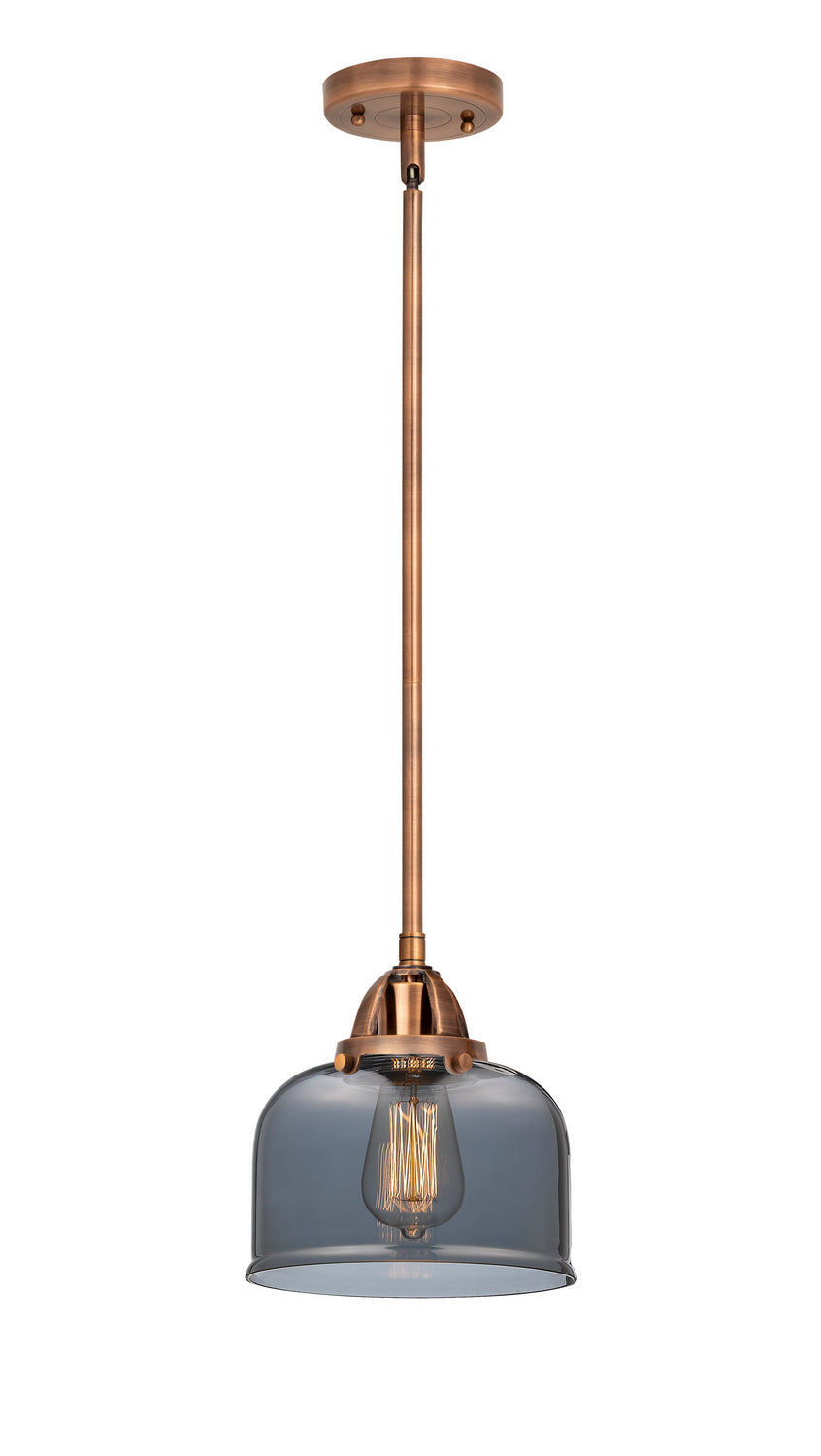 Innovations - 288-1S-AC-G73 - One Light Mini Pendant - Nouveau 2 - Antique Copper