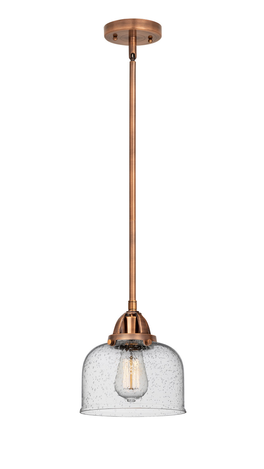 Innovations - 288-1S-AC-G74 - One Light Mini Pendant - Nouveau 2 - Antique Copper