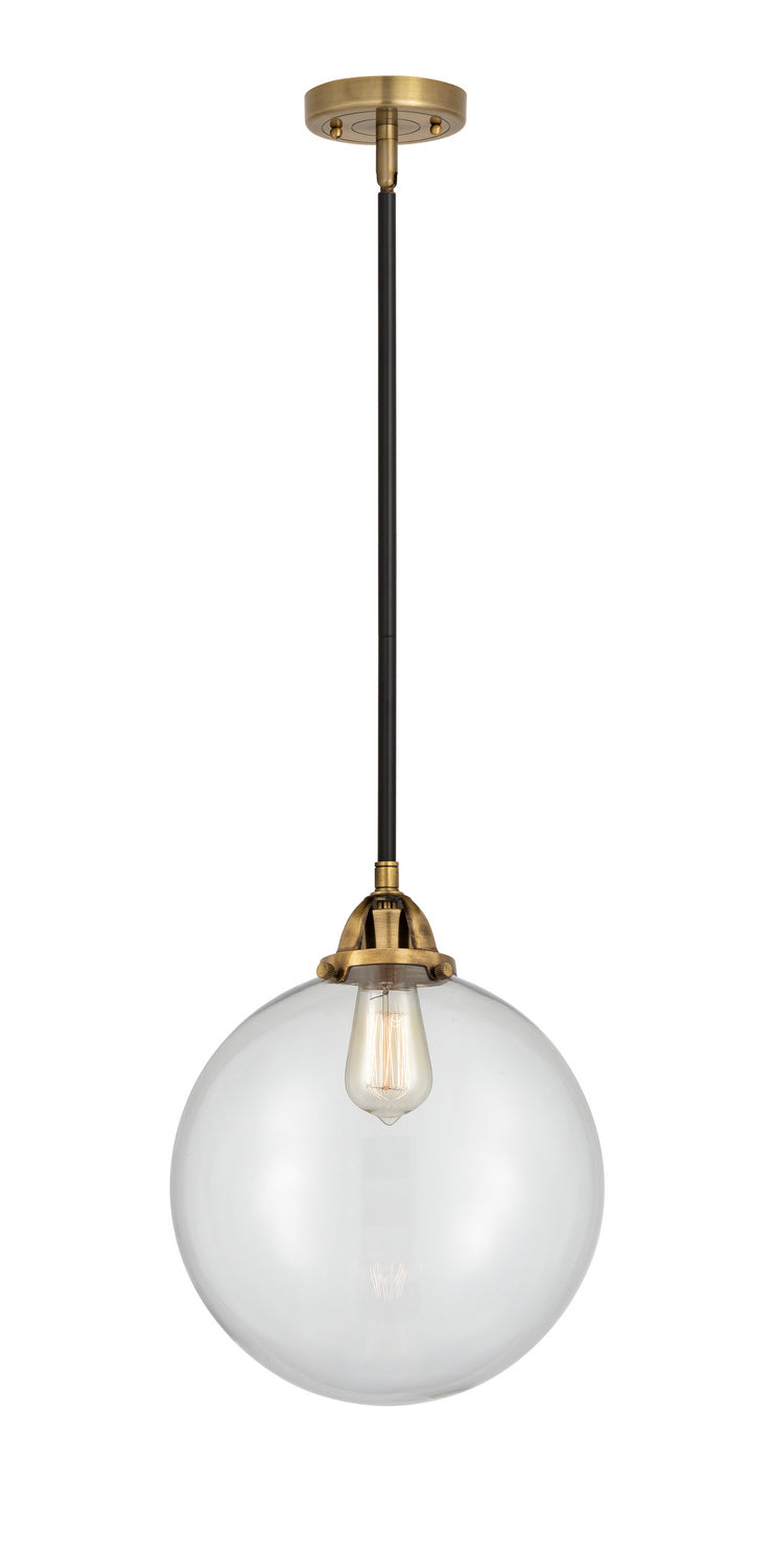 Innovations - 288-1S-BAB-G202-12 - One Light Mini Pendant - Nouveau 2 - Black Antique Brass