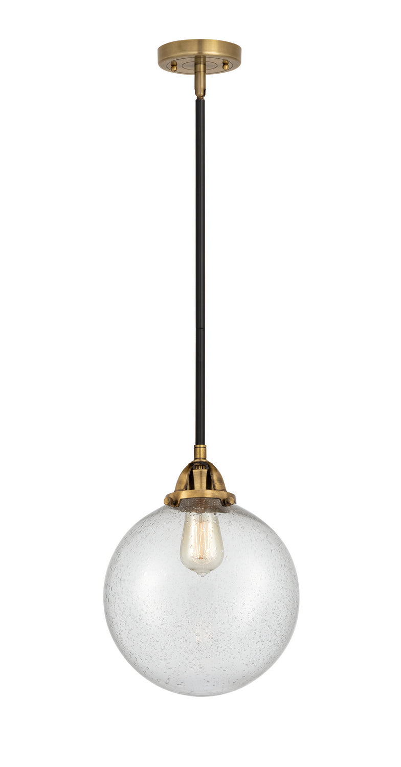 Innovations - 288-1S-BAB-G204-10 - One Light Mini Pendant - Nouveau 2 - Black Antique Brass