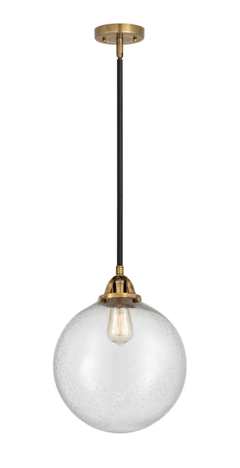 Innovations - 288-1S-BAB-G204-12 - One Light Mini Pendant - Nouveau 2 - Black Antique Brass