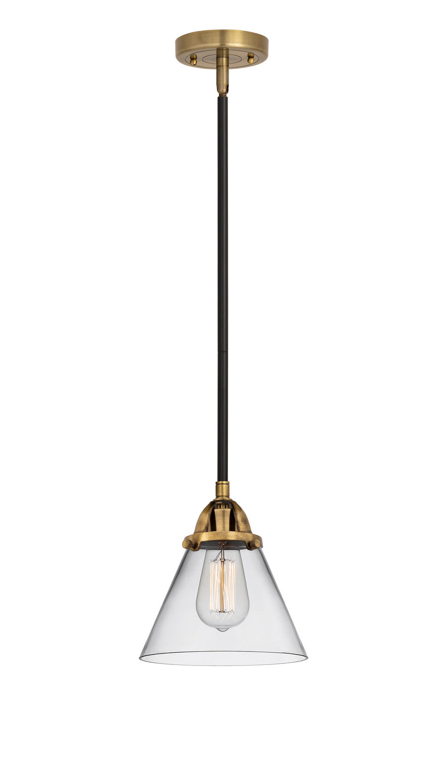 Innovations - 288-1S-BAB-G42 - One Light Mini Pendant - Nouveau 2 - Black Antique Brass