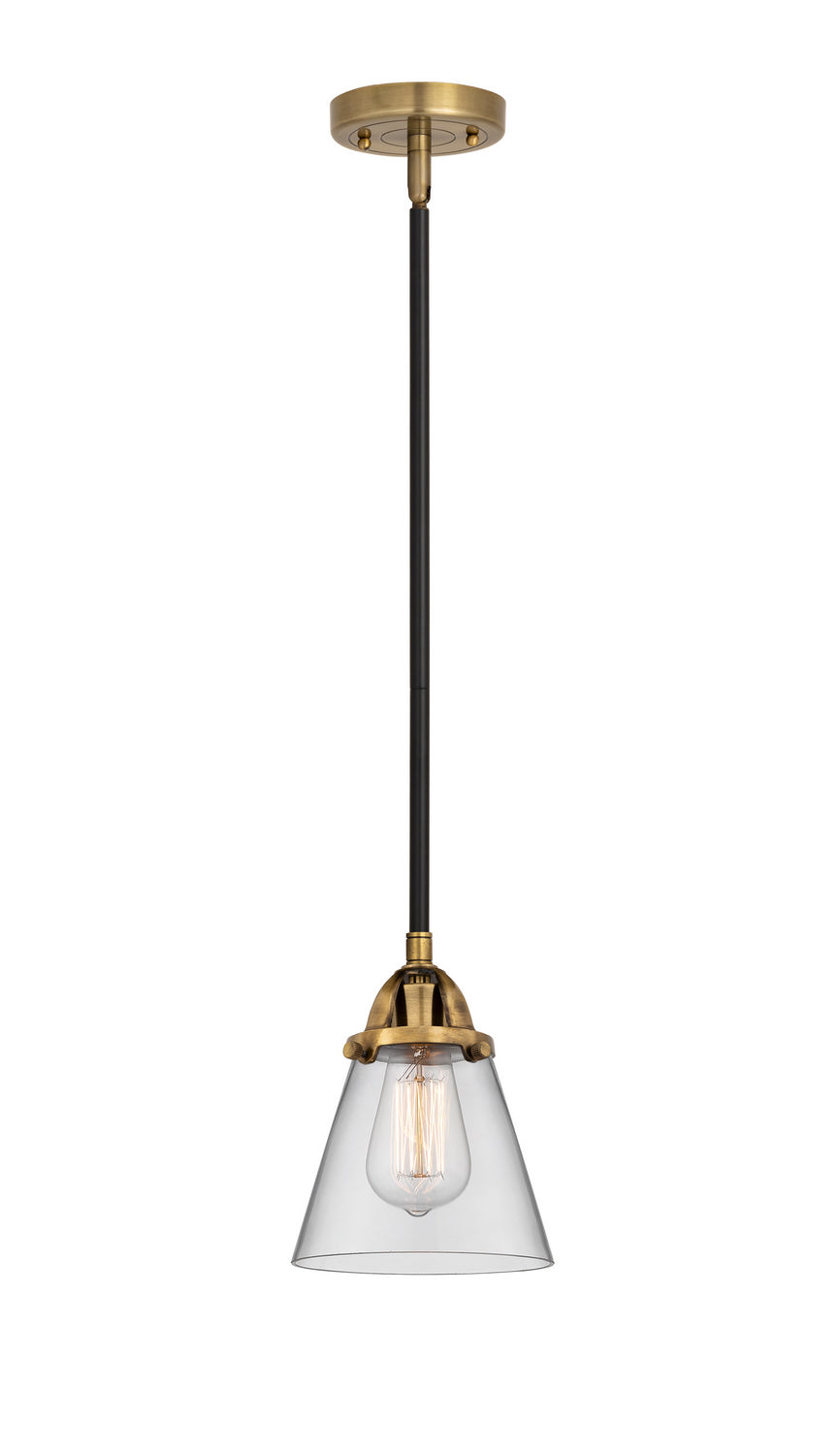 Innovations - 288-1S-BAB-G62 - One Light Mini Pendant - Nouveau 2 - Black Antique Brass