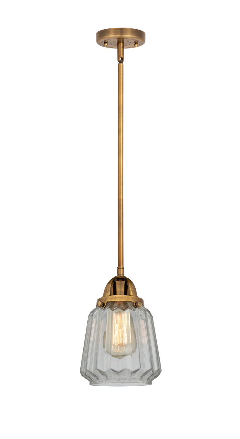 Innovations - 288-1S-BB-G142 - One Light Mini Pendant - Nouveau 2 - Brushed Brass