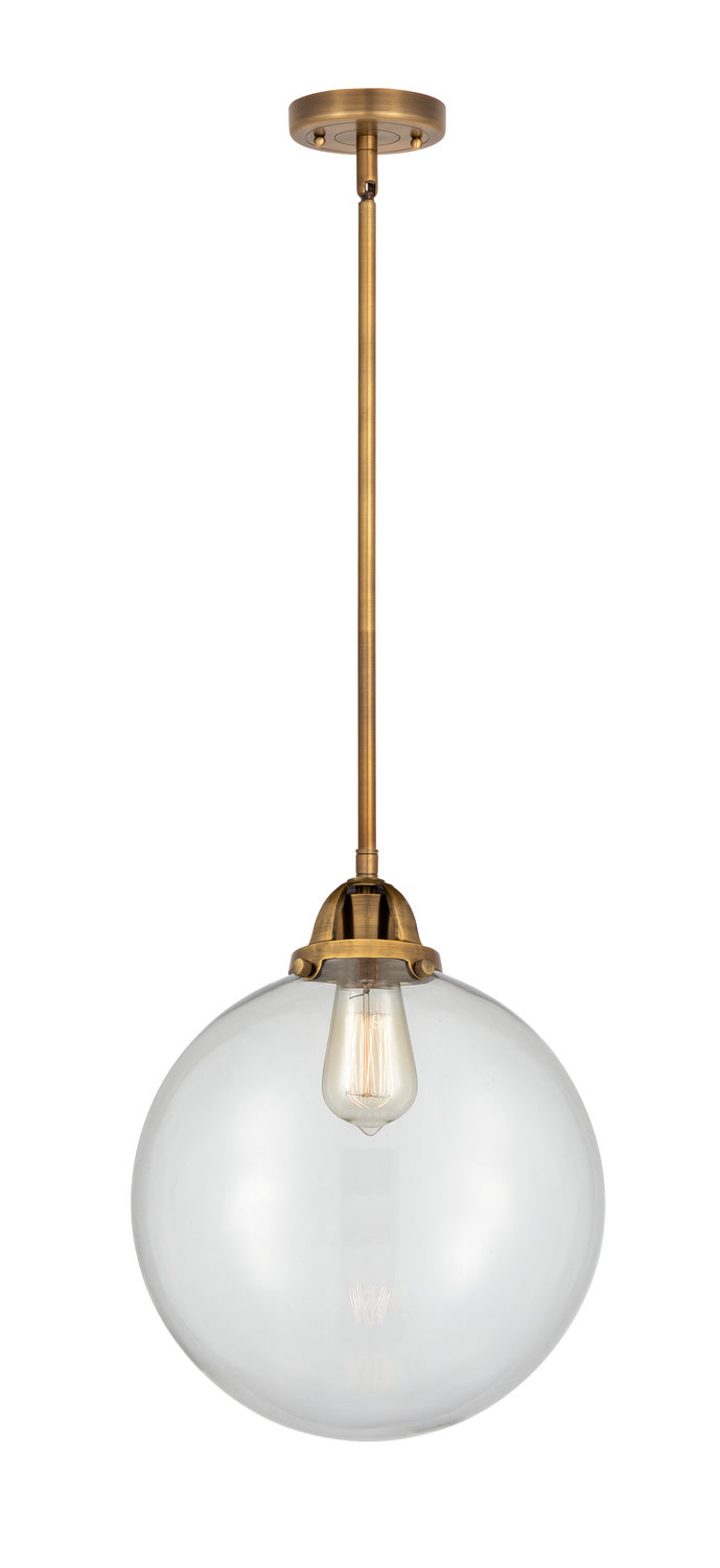 Innovations - 288-1S-BB-G202-12 - One Light Mini Pendant - Nouveau 2 - Brushed Brass