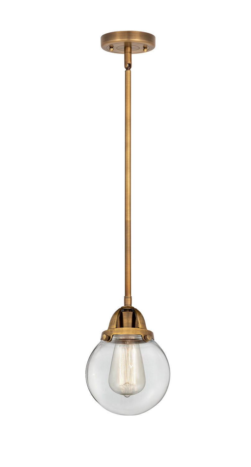 Innovations - 288-1S-BB-G202-6 - One Light Mini Pendant - Nouveau 2 - Brushed Brass