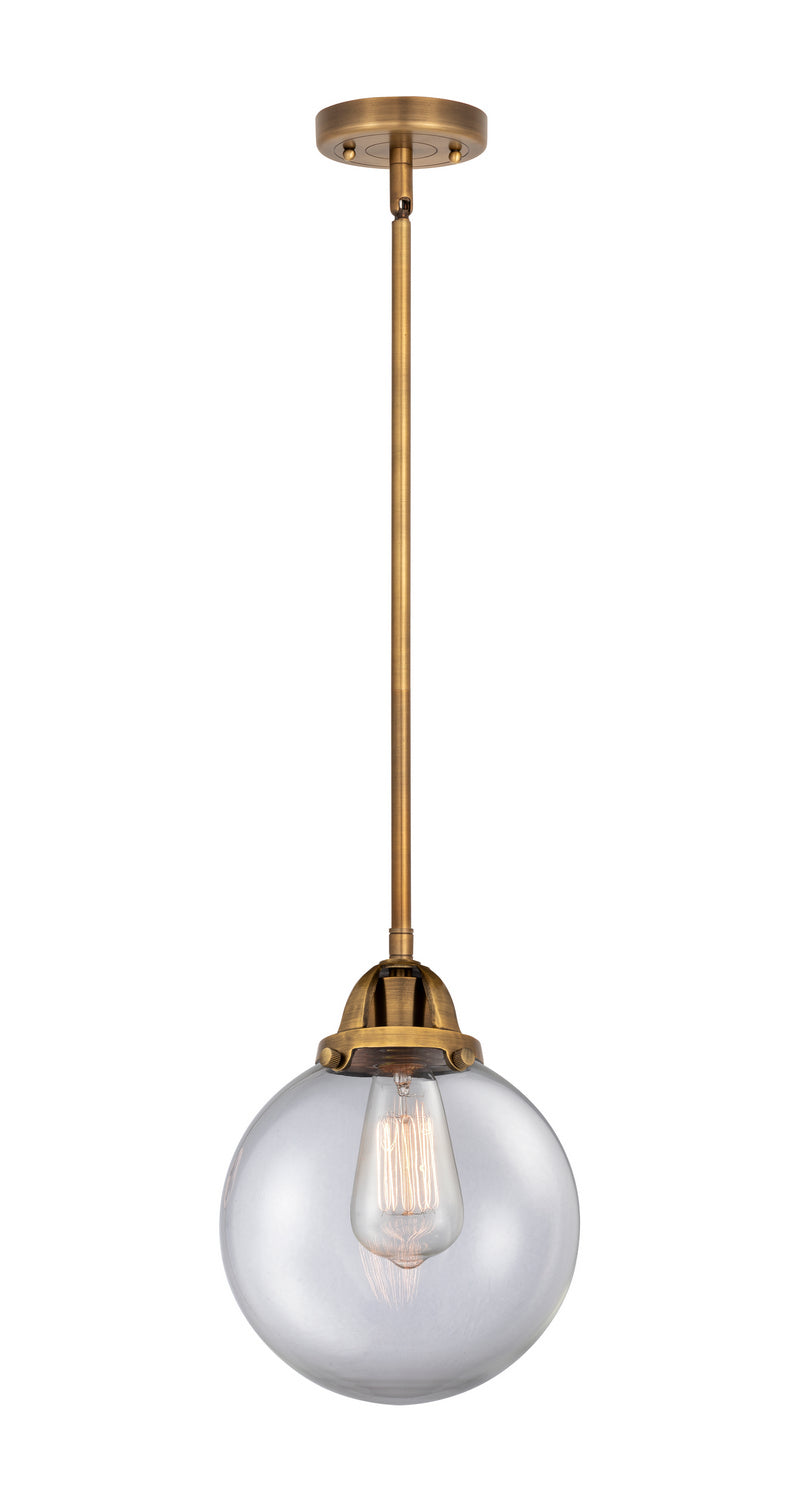 Innovations - 288-1S-BB-G202-8 - One Light Mini Pendant - Nouveau 2 - Brushed Brass