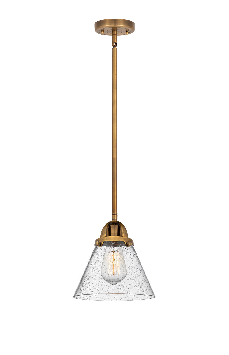 Innovations - 288-1S-BB-G44 - One Light Mini Pendant - Nouveau 2 - Brushed Brass