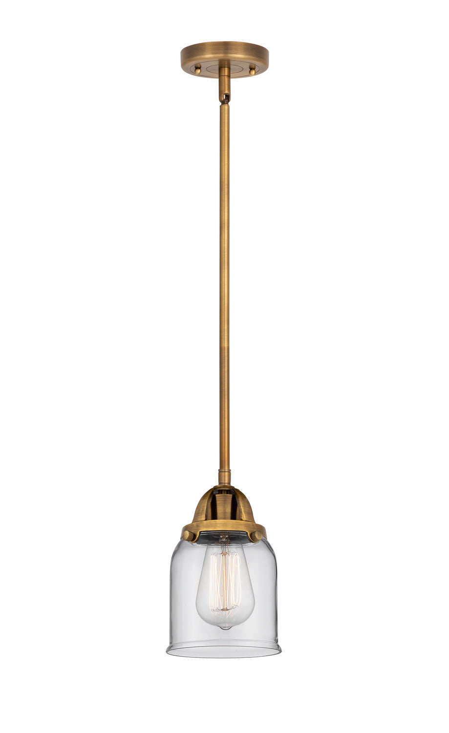 Innovations - 288-1S-BB-G52 - One Light Mini Pendant - Nouveau 2 - Brushed Brass