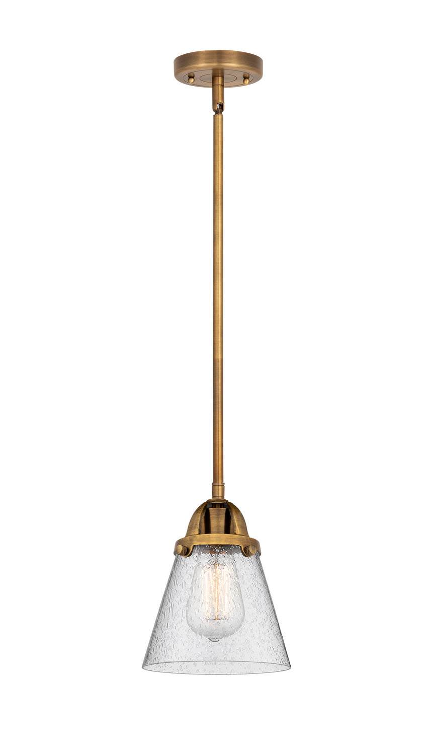 Innovations - 288-1S-BB-G64 - One Light Mini Pendant - Nouveau 2 - Brushed Brass