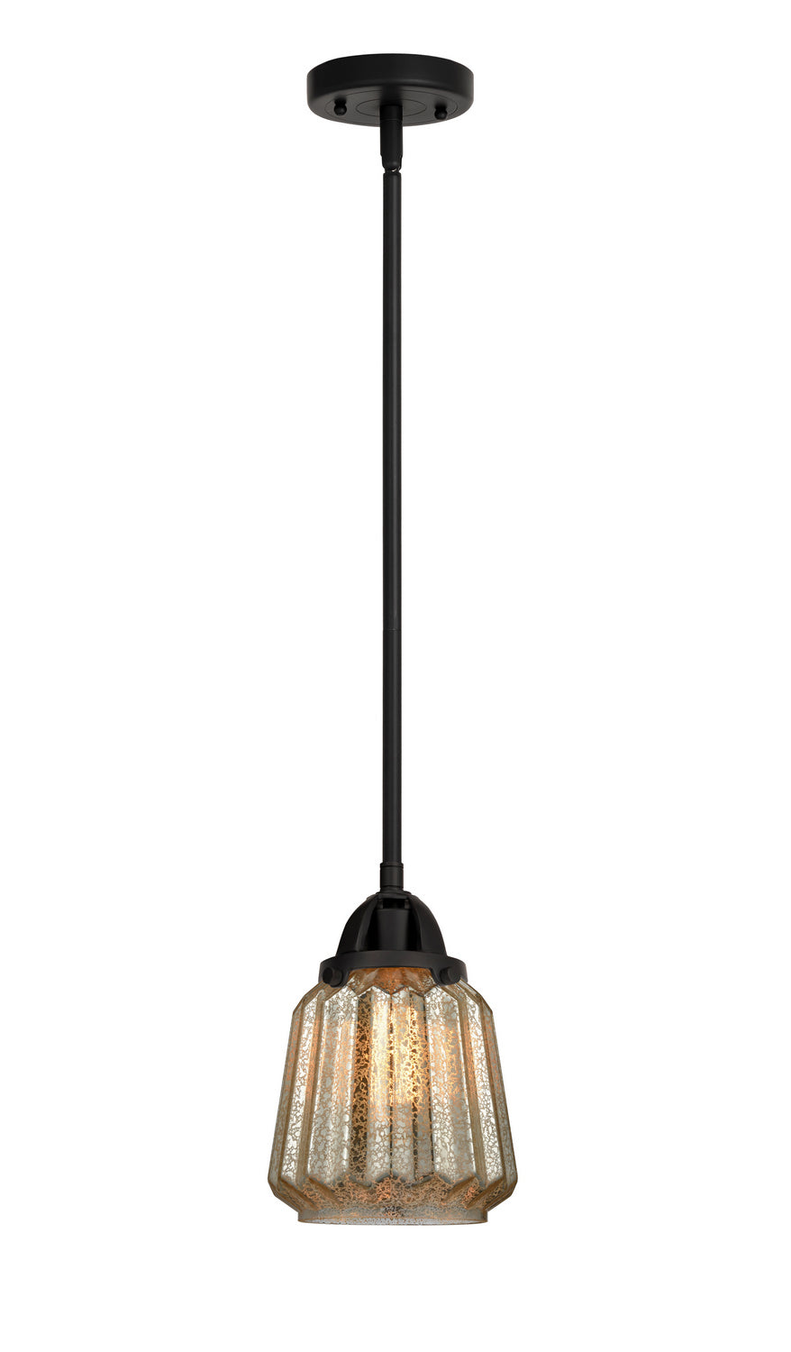 Innovations - 288-1S-BK-G146 - One Light Mini Pendant - Nouveau 2 - Matte Black