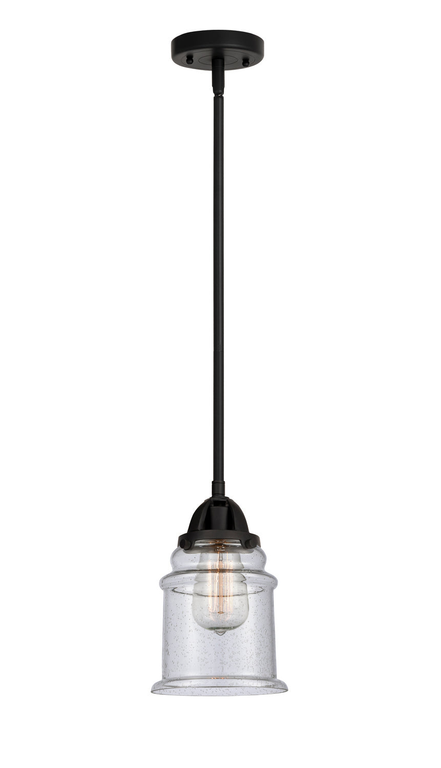 Innovations - 288-1S-BK-G184 - One Light Mini Pendant - Nouveau 2 - Matte Black
