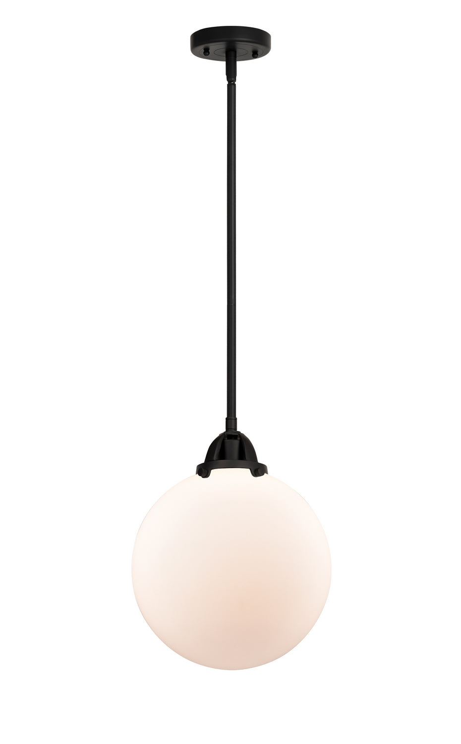 Innovations - 288-1S-BK-G201-10 - One Light Mini Pendant - Nouveau 2 - Matte Black
