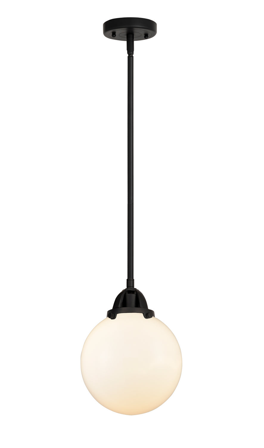 Innovations - 288-1S-BK-G201-8 - One Light Mini Pendant - Nouveau 2 - Matte Black
