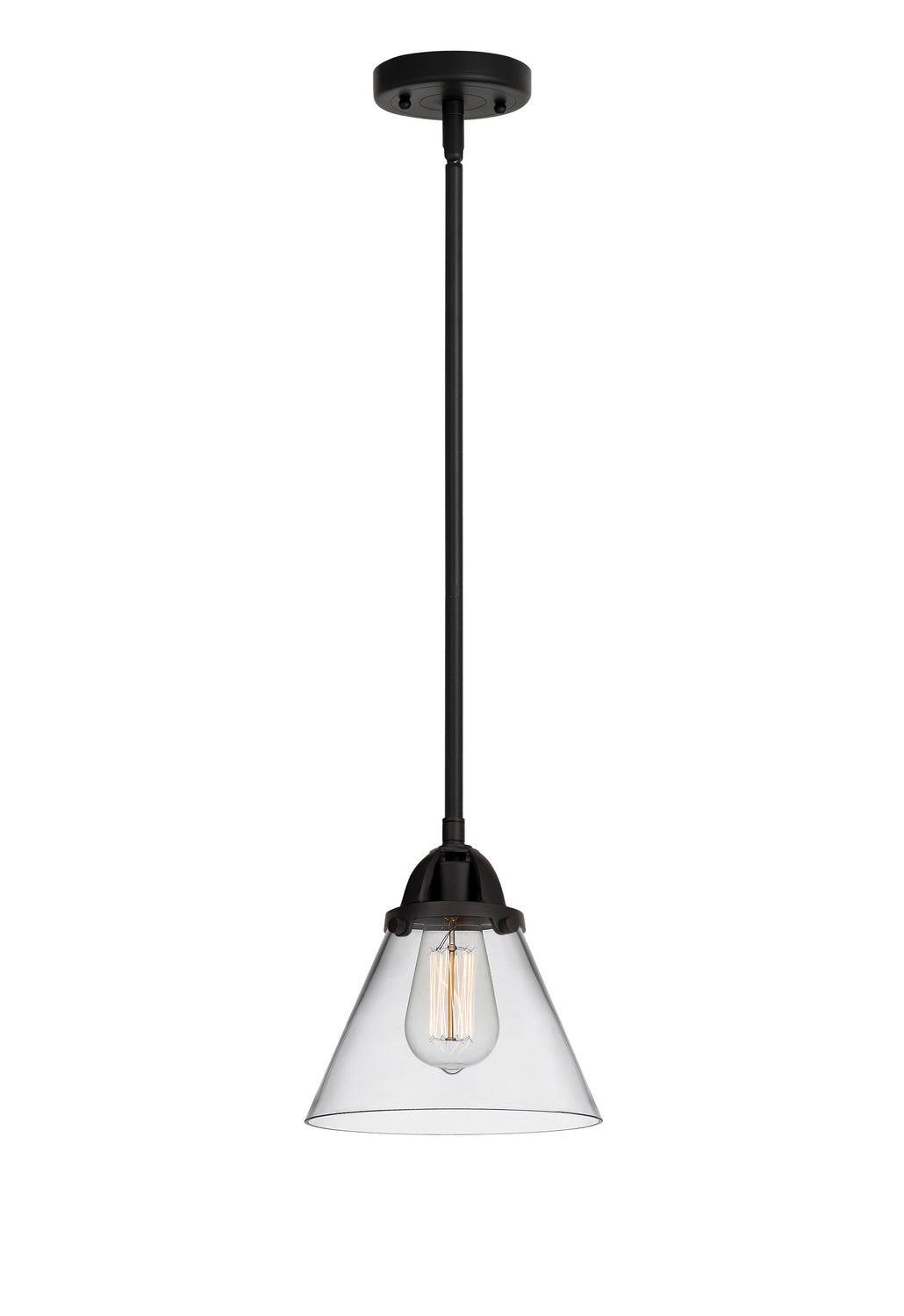 Innovations - 288-1S-BK-G42 - One Light Mini Pendant - Nouveau 2 - Matte Black