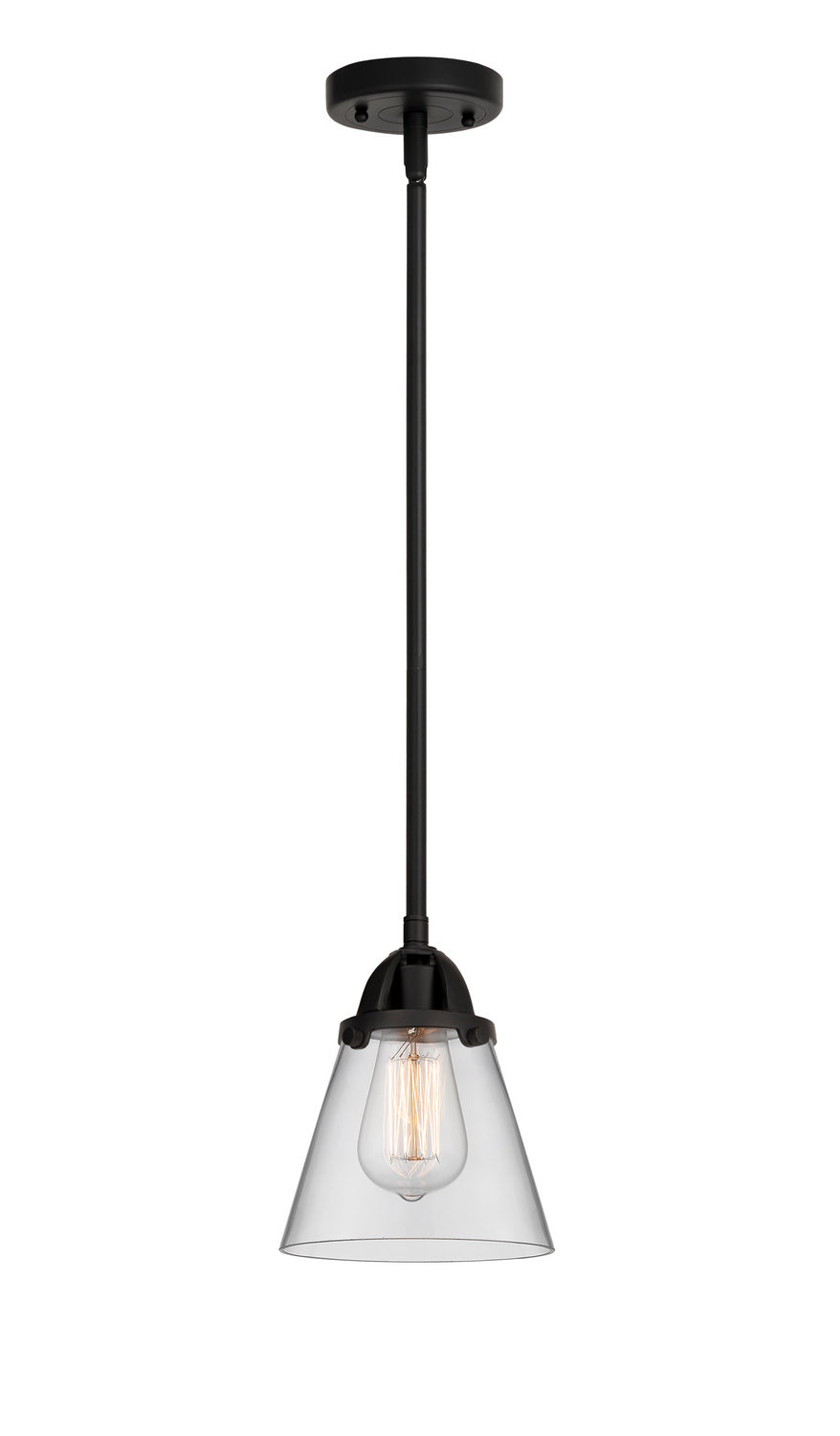 Innovations - 288-1S-BK-G62 - One Light Mini Pendant - Nouveau 2 - Matte Black