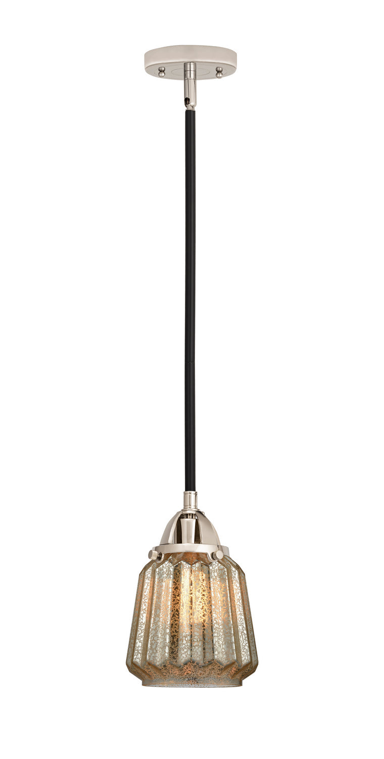 Innovations - 288-1S-BPN-G146 - One Light Mini Pendant - Nouveau 2 - Black Polished Nickel