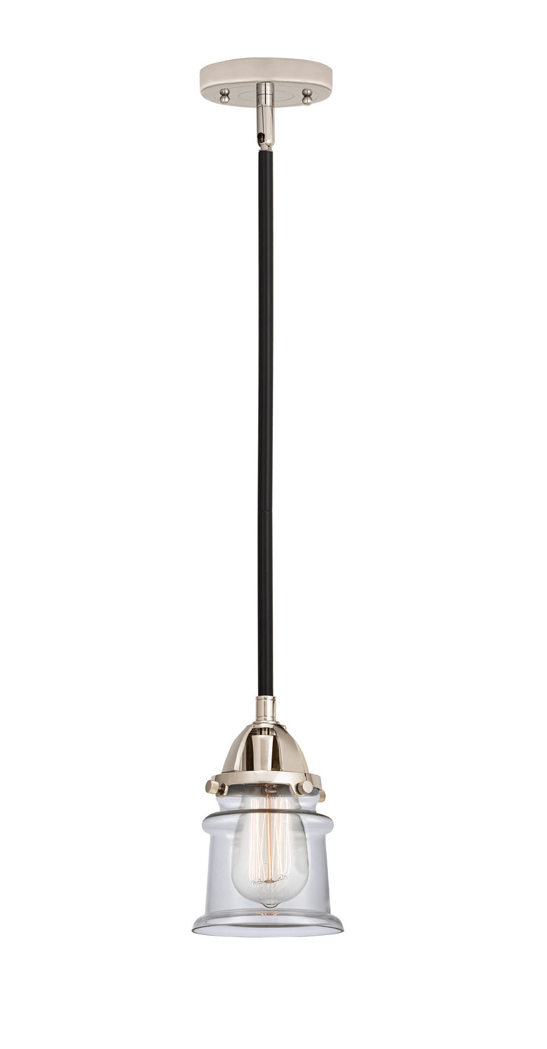 Innovations - 288-1S-BPN-G182S - One Light Mini Pendant - Nouveau 2 - Black Polished Nickel