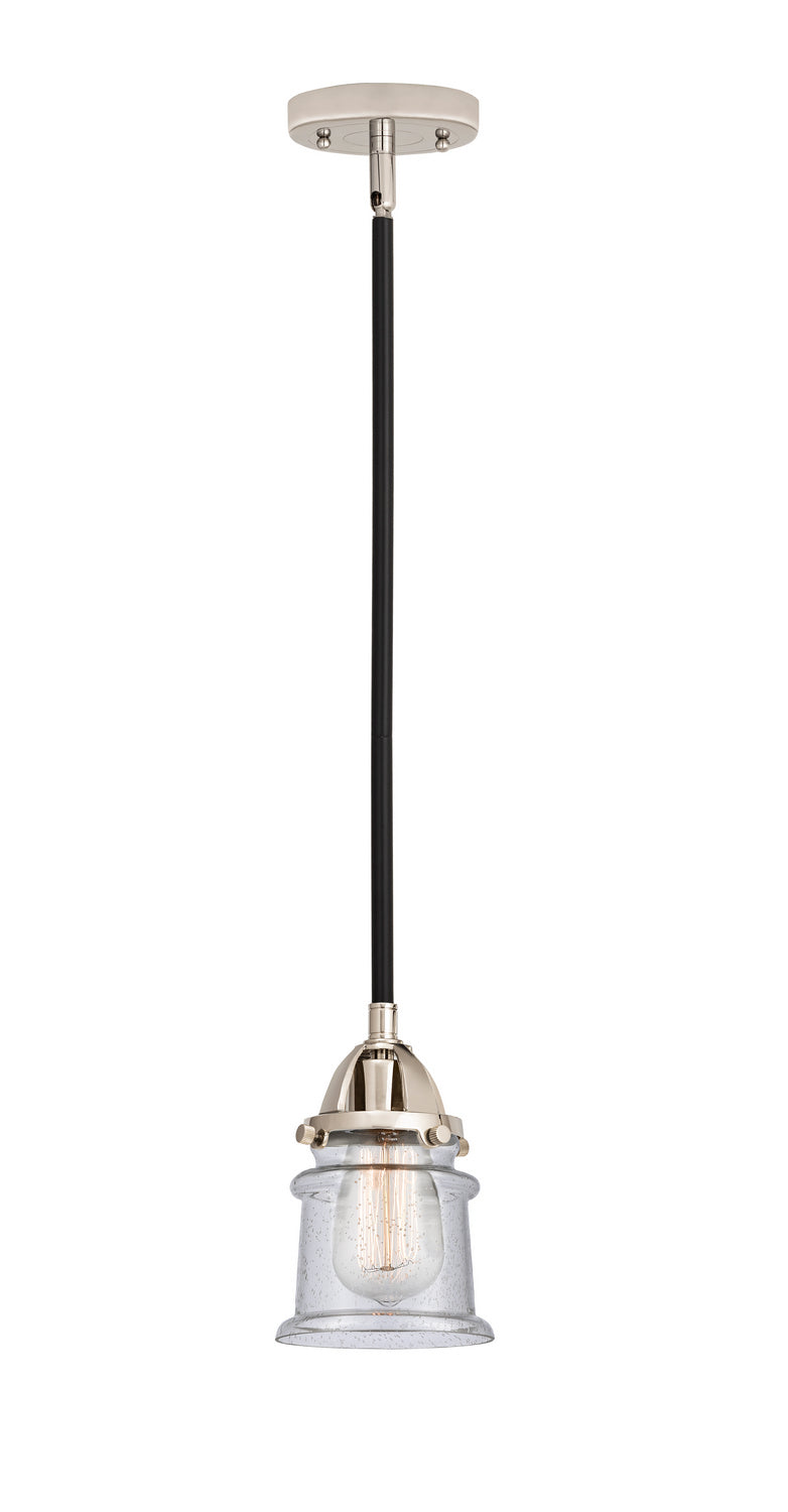 Innovations - 288-1S-BPN-G184S - One Light Mini Pendant - Nouveau 2 - Black Polished Nickel