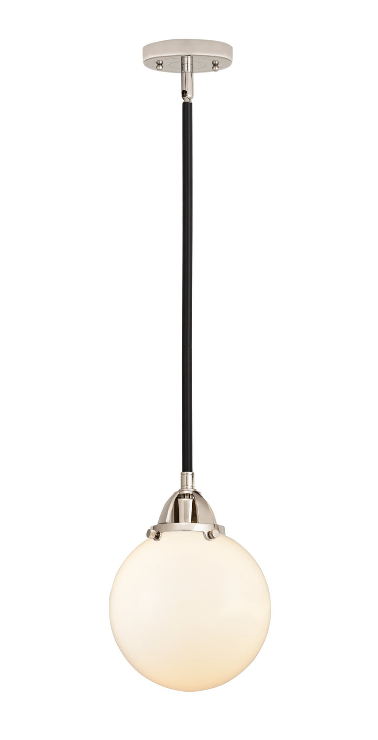 Innovations - 288-1S-BPN-G201-8 - One Light Mini Pendant - Nouveau 2 - Black Polished Nickel