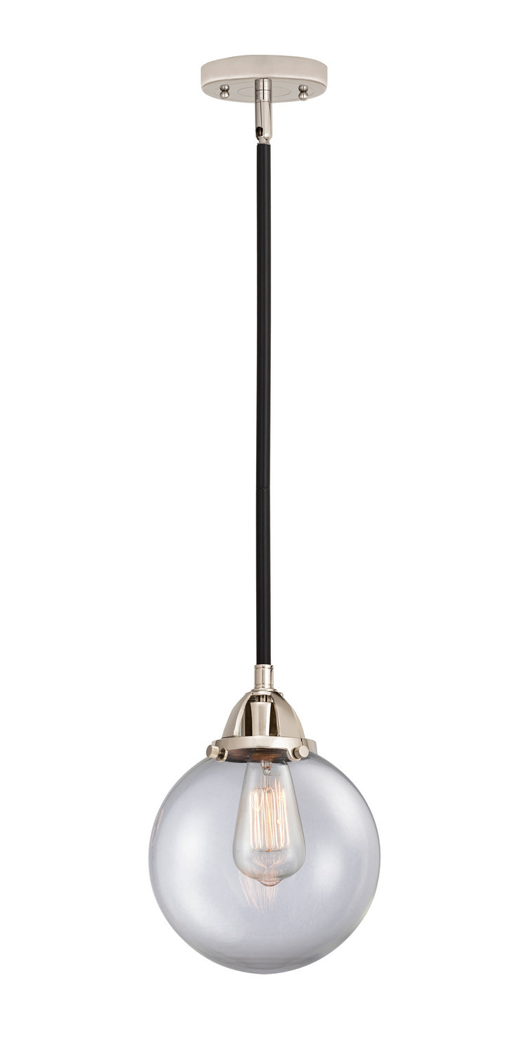 Innovations - 288-1S-BPN-G202-8 - One Light Mini Pendant - Nouveau 2 - Black Polished Nickel