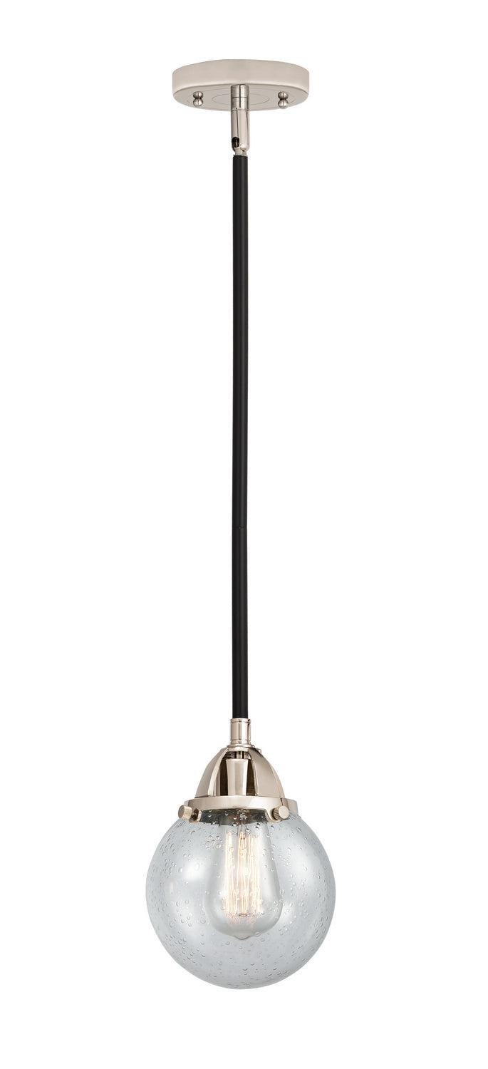Innovations - 288-1S-BPN-G204-6 - One Light Mini Pendant - Nouveau 2 - Black Polished Nickel