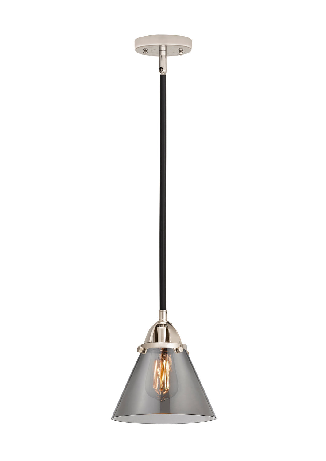 Innovations - 288-1S-BPN-G43 - One Light Mini Pendant - Nouveau 2 - Black Polished Nickel