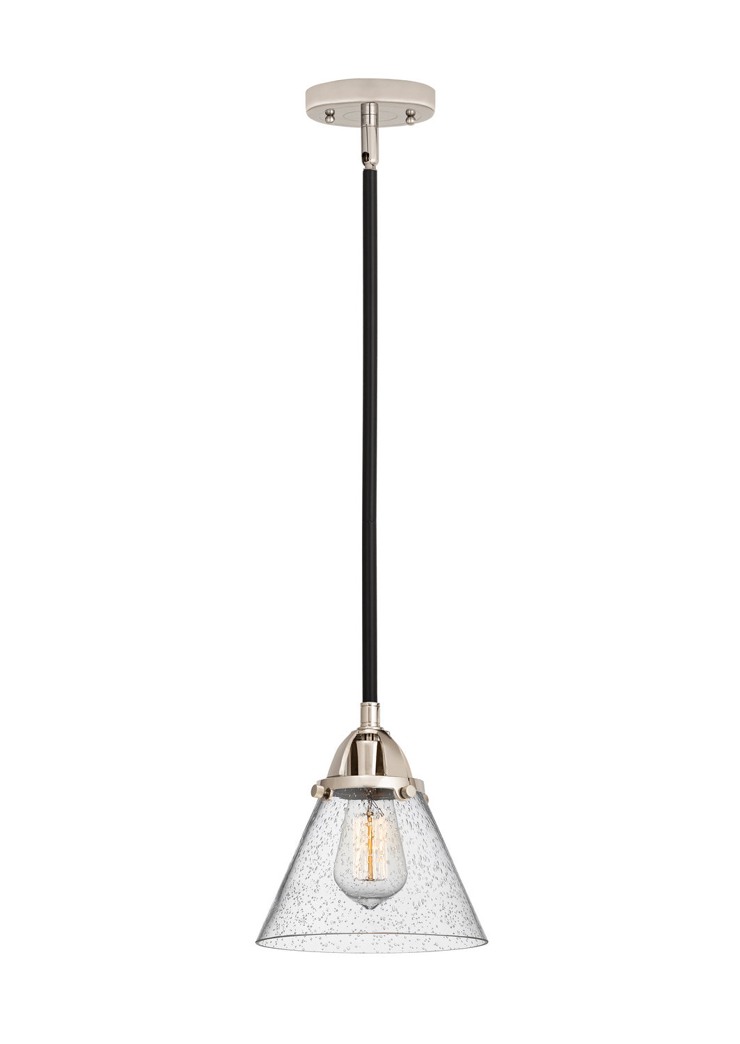 Innovations - 288-1S-BPN-G44 - One Light Mini Pendant - Nouveau 2 - Black Polished Nickel