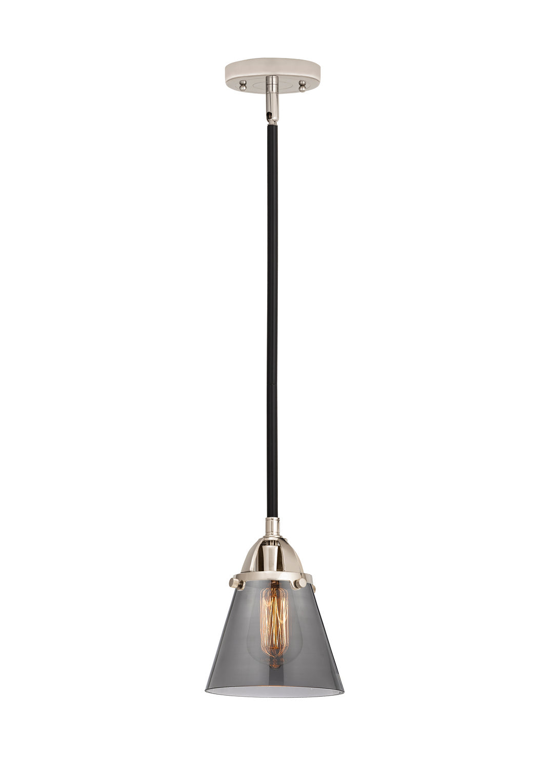 Innovations - 288-1S-BPN-G63 - One Light Mini Pendant - Nouveau 2 - Black Polished Nickel