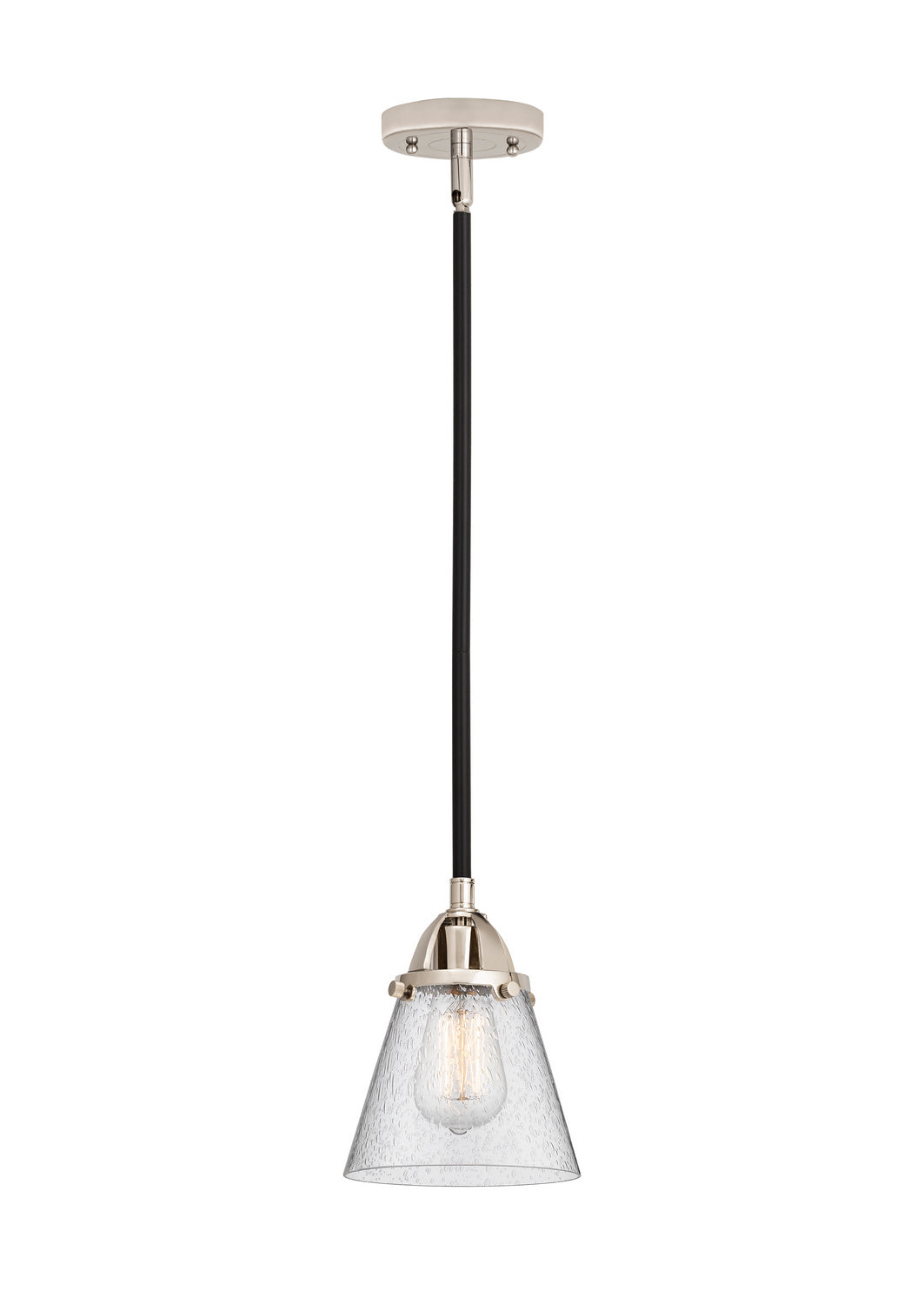 Innovations - 288-1S-BPN-G64 - One Light Mini Pendant - Nouveau 2 - Black Polished Nickel