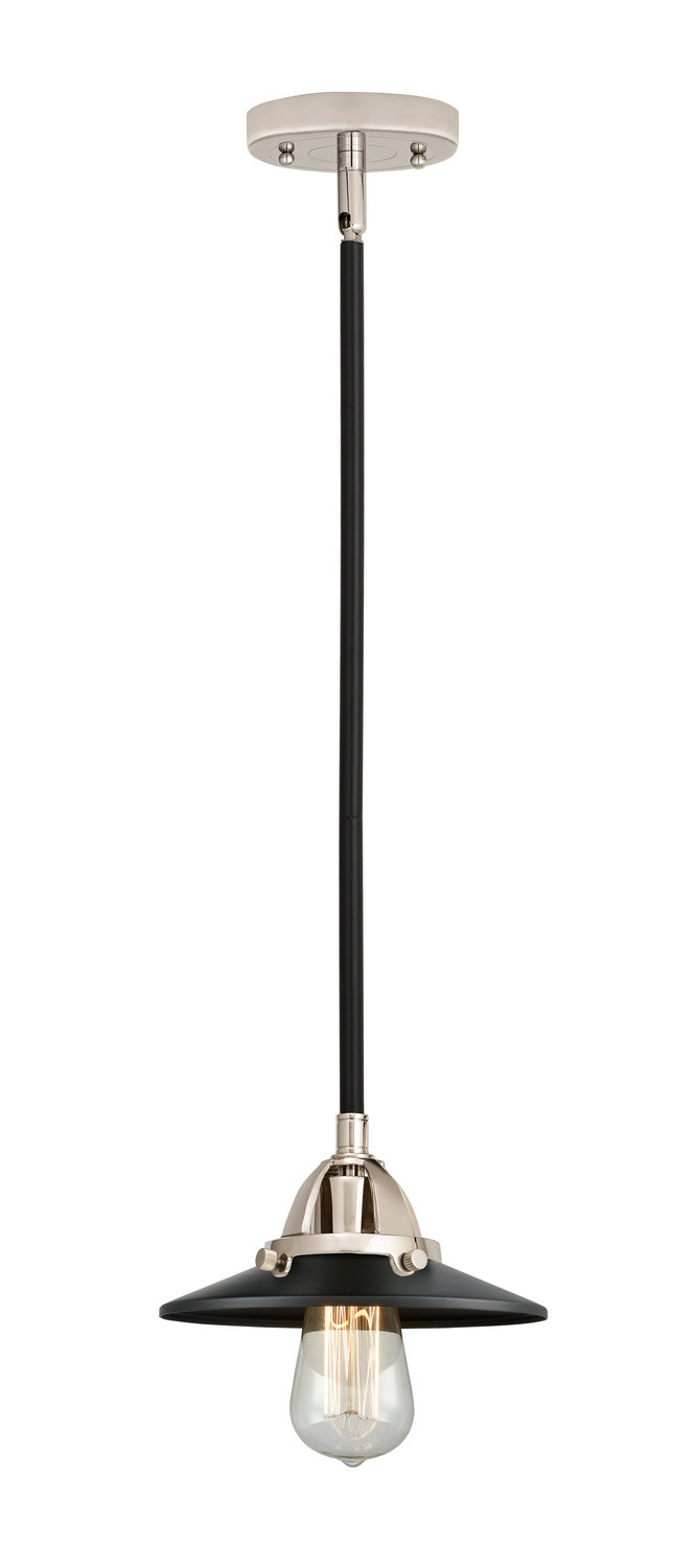 Innovations - 288-1S-BPN-M6-BK - One Light Mini Pendant - Nouveau 2 - Black Polished Nickel