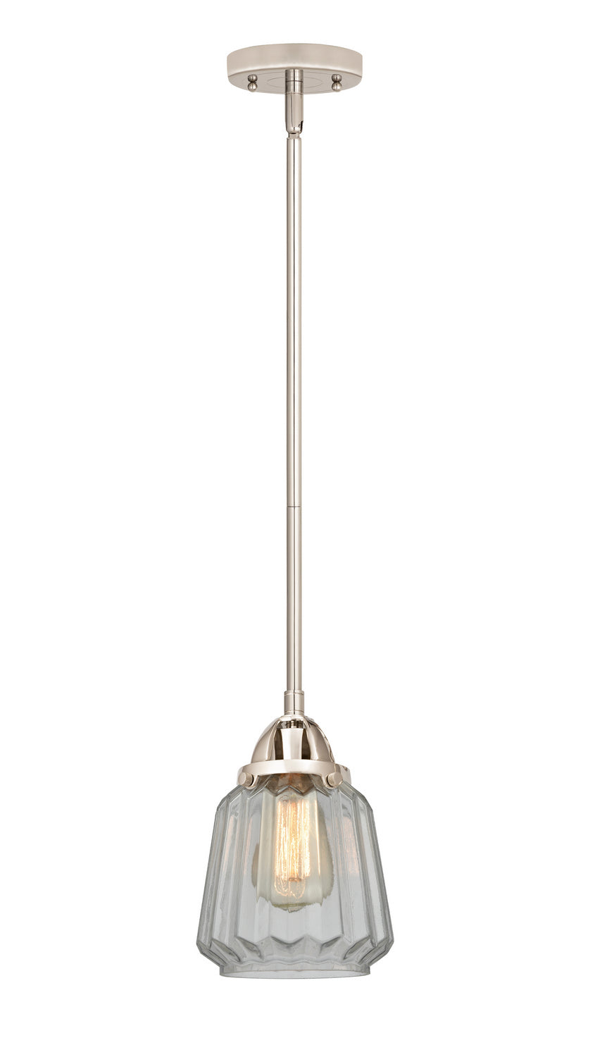 Innovations - 288-1S-PN-G142 - One Light Mini Pendant - Nouveau 2 - Polished Nickel