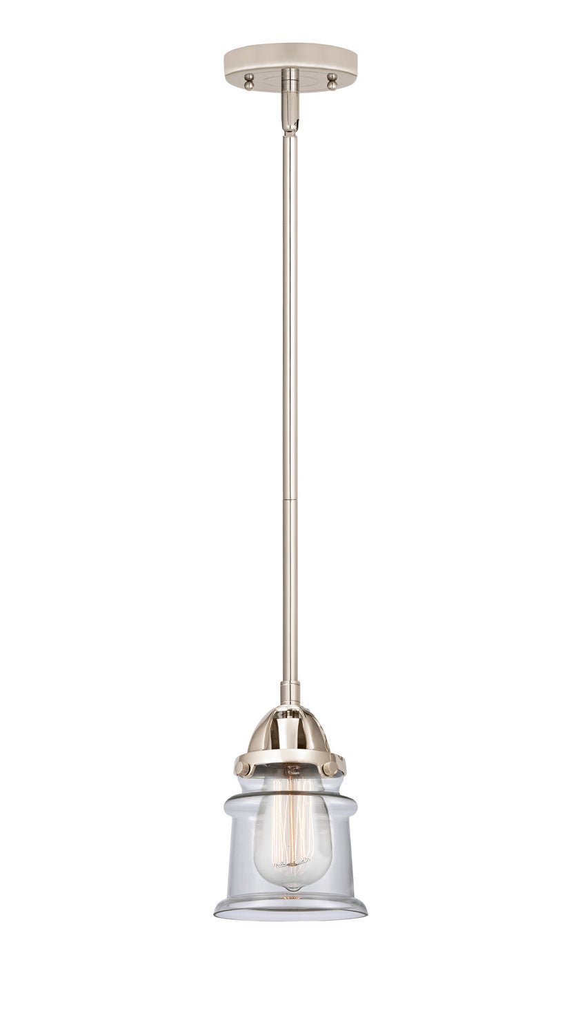 Innovations - 288-1S-PN-G182S - One Light Mini Pendant - Nouveau 2 - Polished Nickel