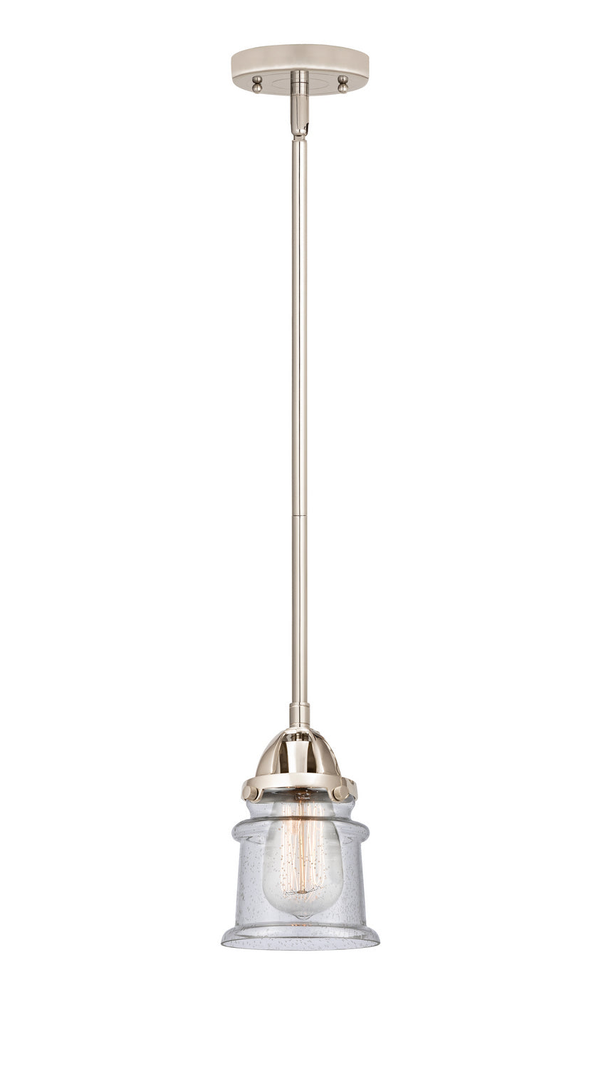 Innovations - 288-1S-PN-G184S - One Light Mini Pendant - Nouveau 2 - Polished Nickel
