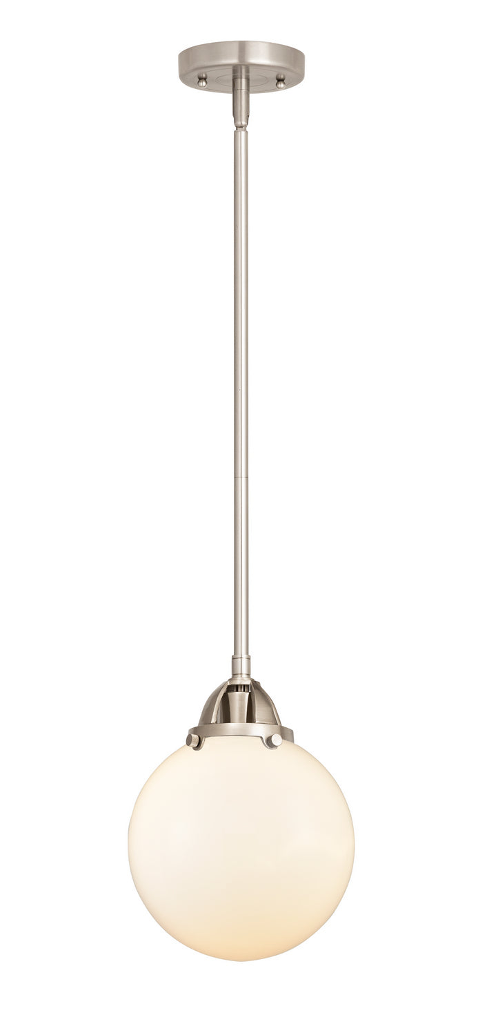 Innovations - 288-1S-SN-G201-8 - One Light Mini Pendant - Nouveau 2 - Brushed Satin Nickel