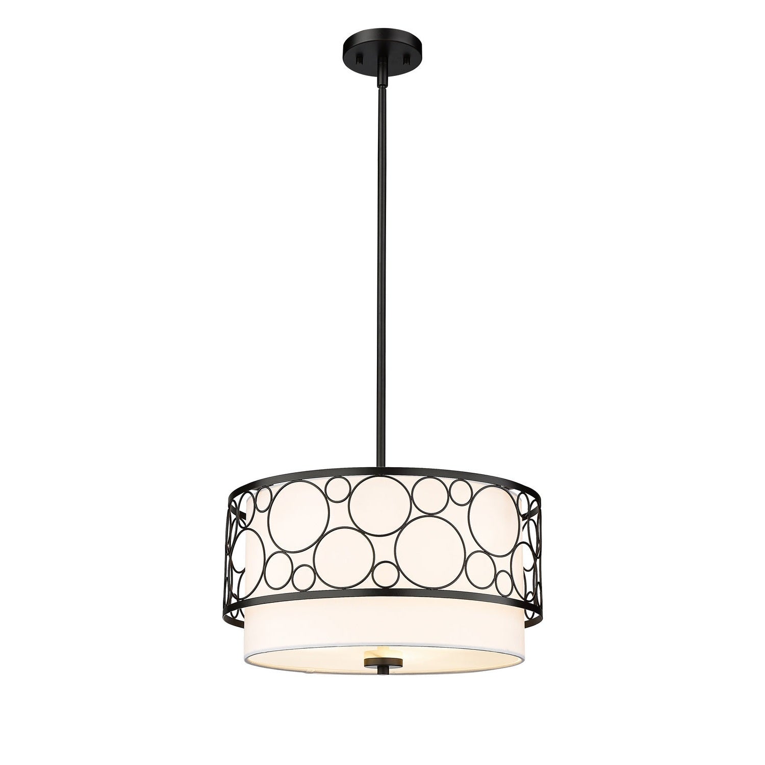 Z-Lite - 197-17MB - Three Light Pendant - Kendall - Matte Black