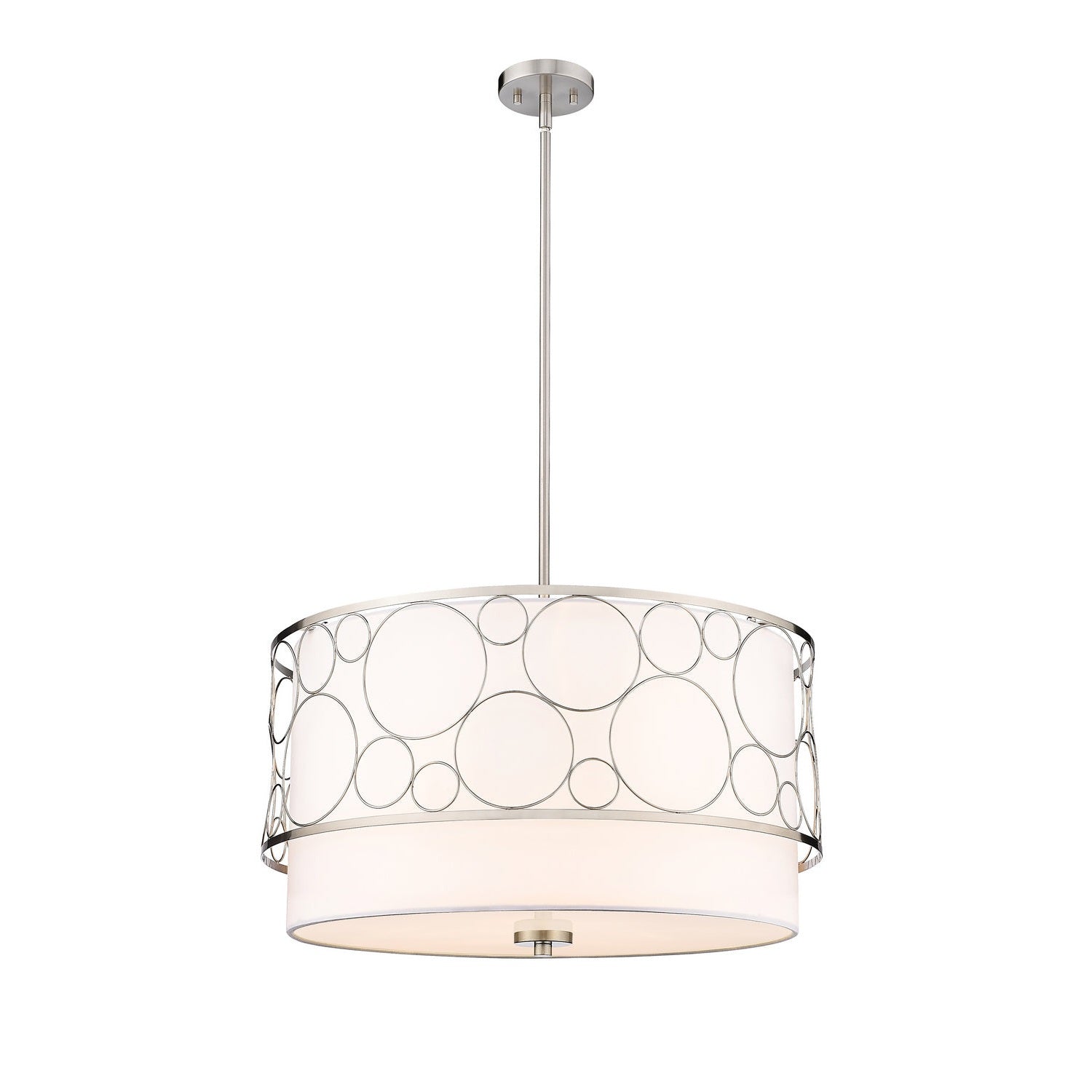 Z-Lite - 197-24BN - Four Light Chandelier - Kendall - Brushed Nickel