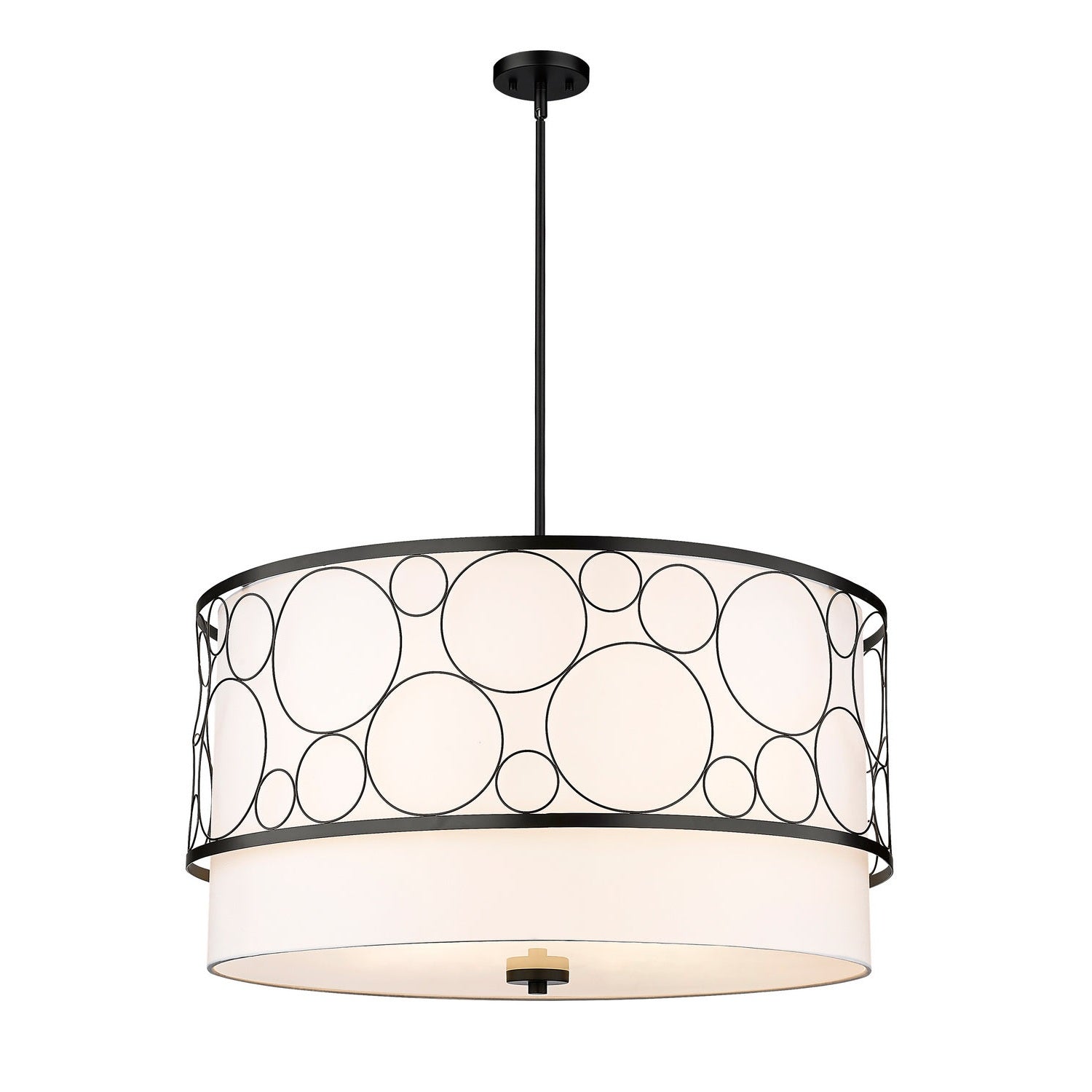Z-Lite - 197-32MB - Five Light Chandelier - Kendall - Matte Black