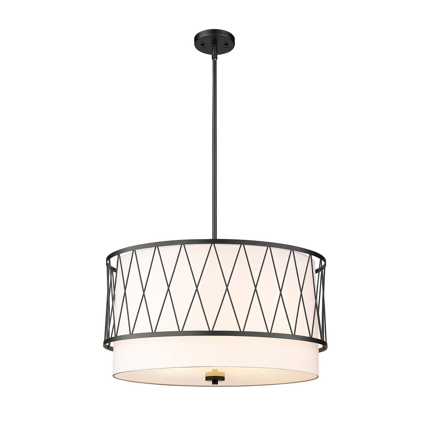 Z-Lite - 198-24MB - Four Light Pendant - Dalton - Matte Black