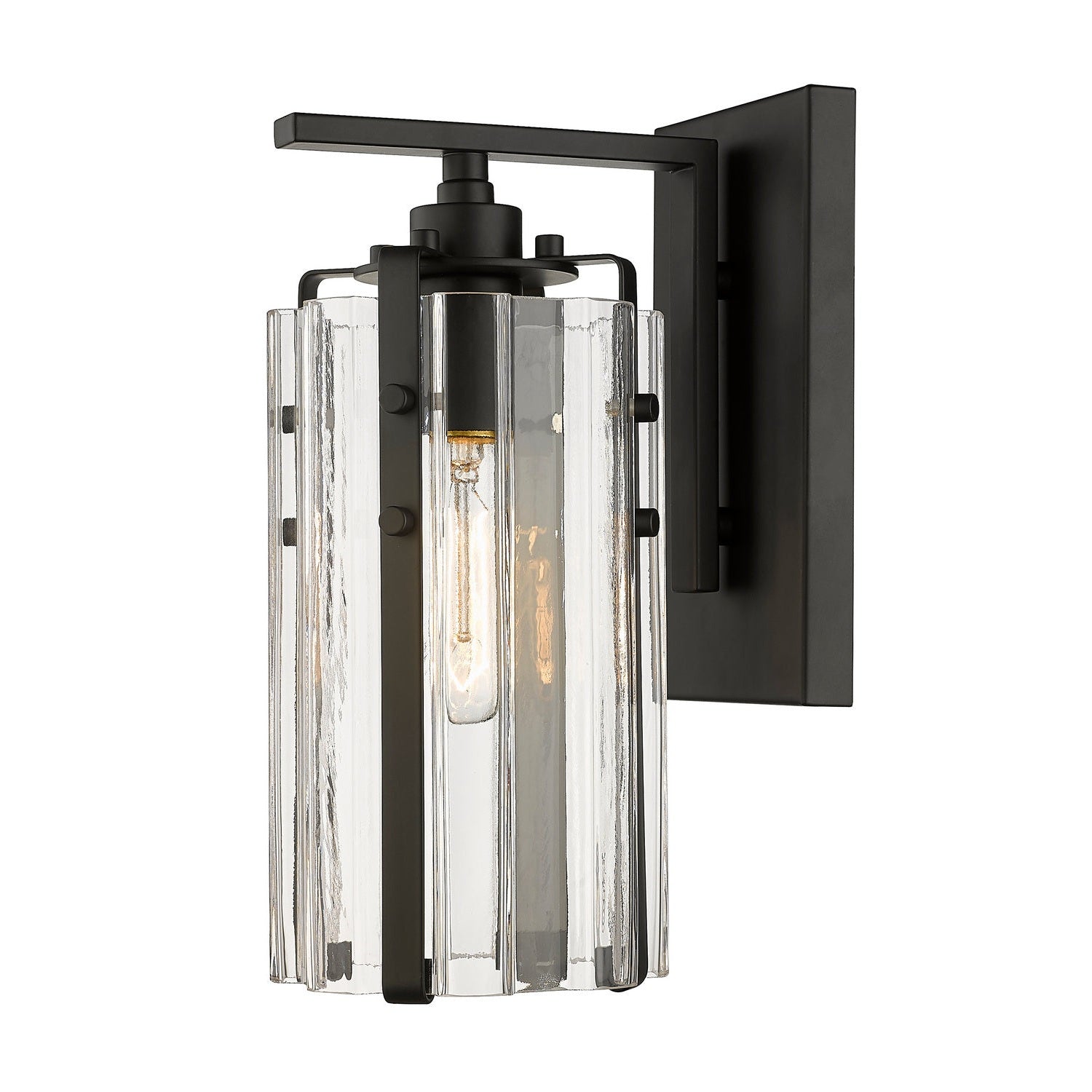 Z-Lite - 3036-1S-MB - One Light Wall Sconce - Alverton - Matte Black