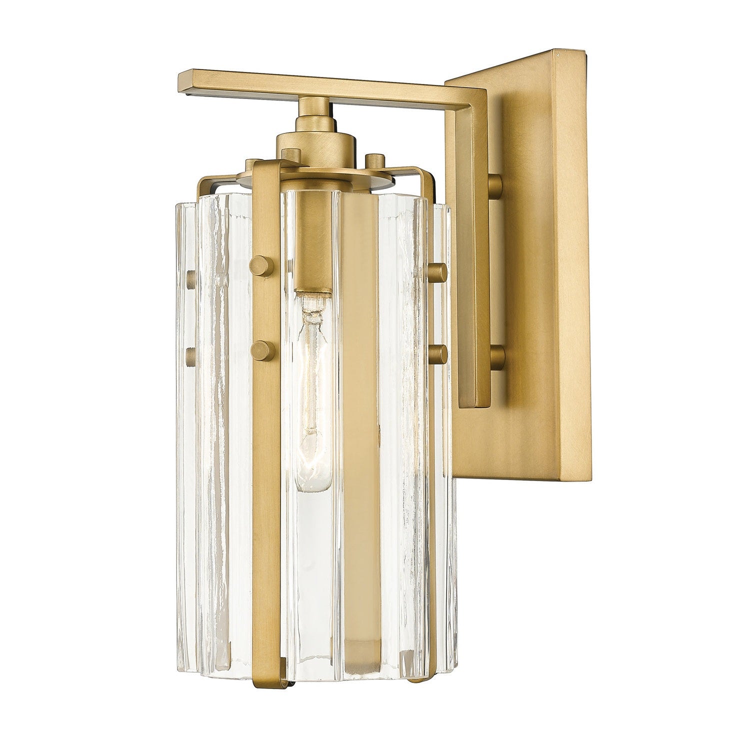 Z-Lite - 3036-1S-RB - One Light Wall Sconce - Alverton - Rubbed Brass