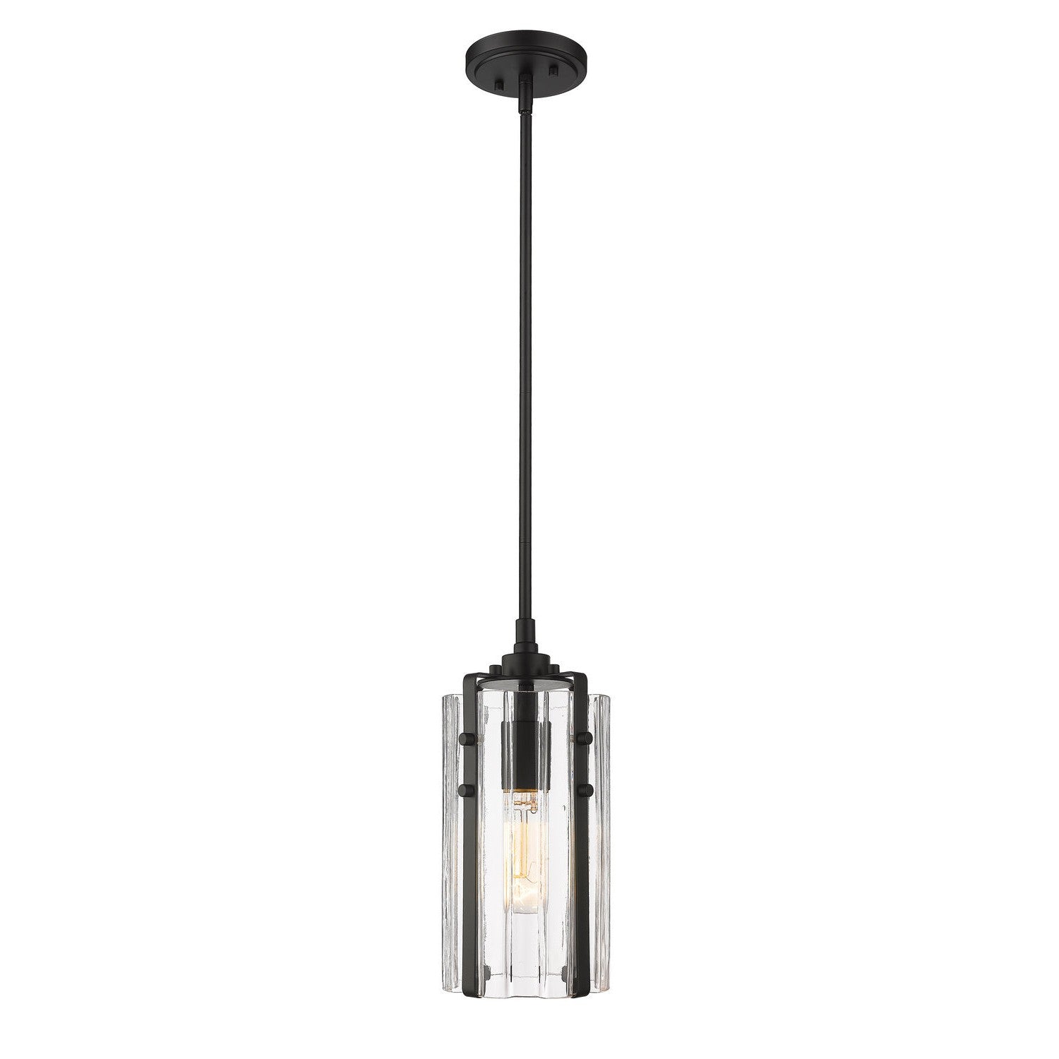 Z-Lite - 3036MP-MB - One Light Pendant - Alverton - Matte Black