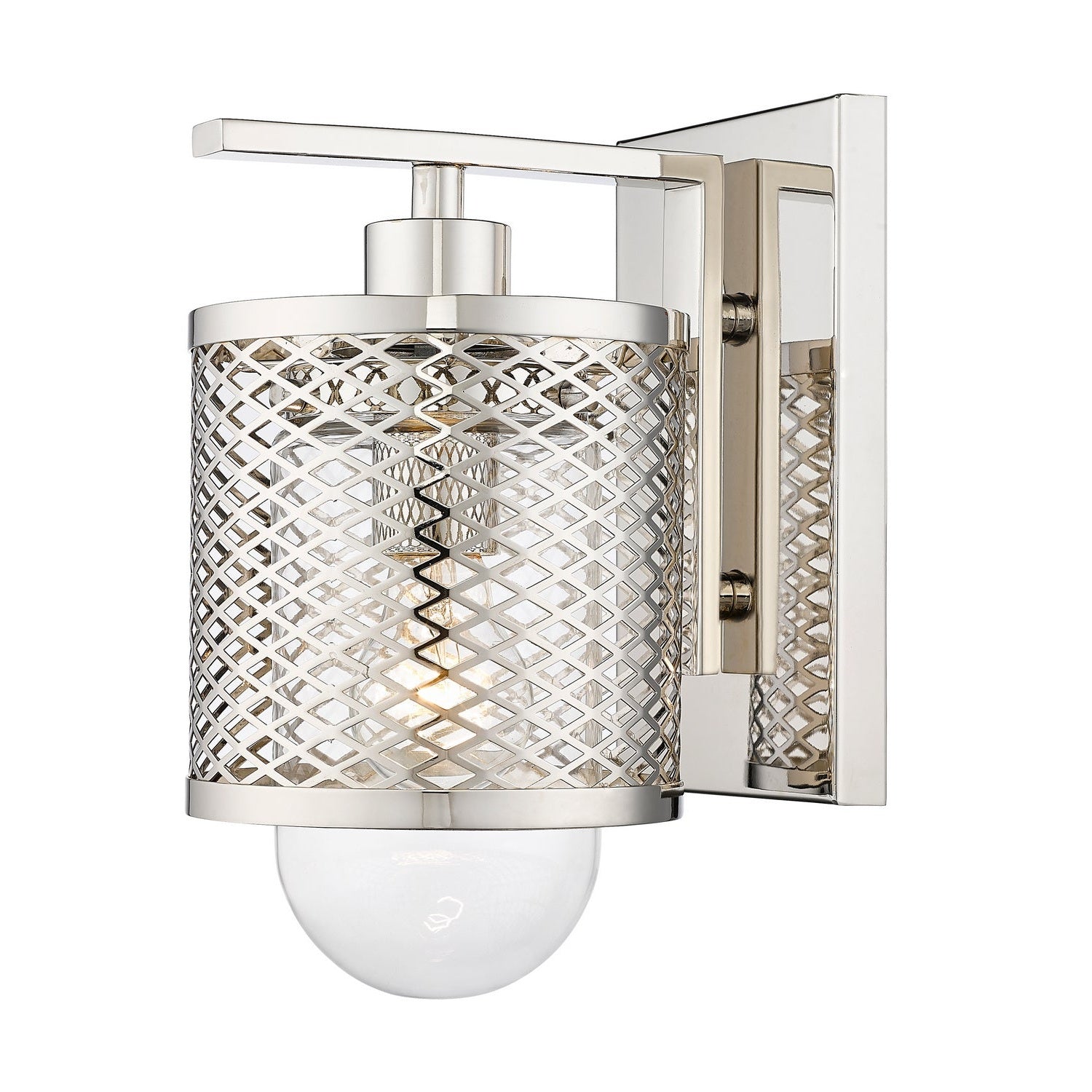 Z-Lite - 3037-1S-PN - One Light Wall Sconce - Kipton - Polished Nickel