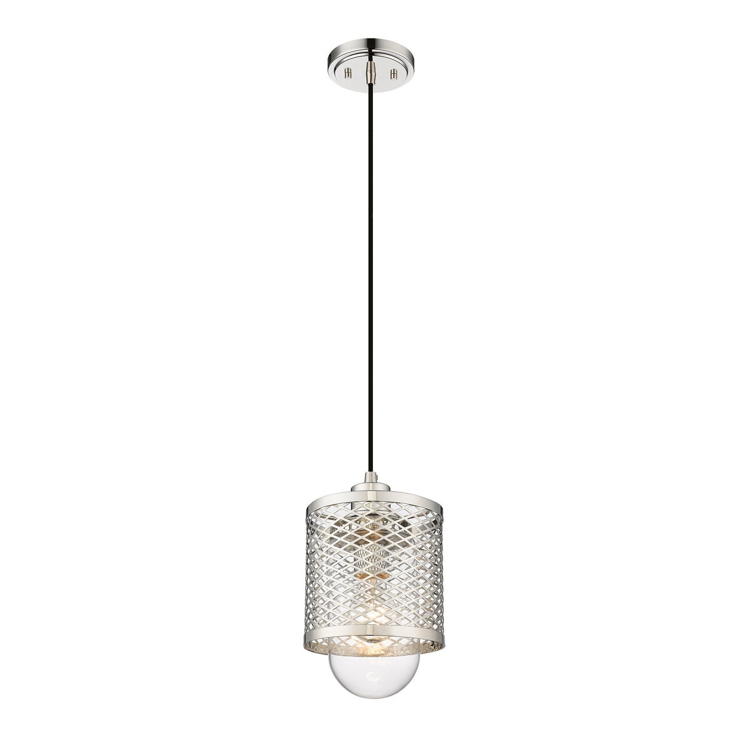 Z-Lite - 3037MP-PN - One Light Pendant - Kipton - Polished Nickel
