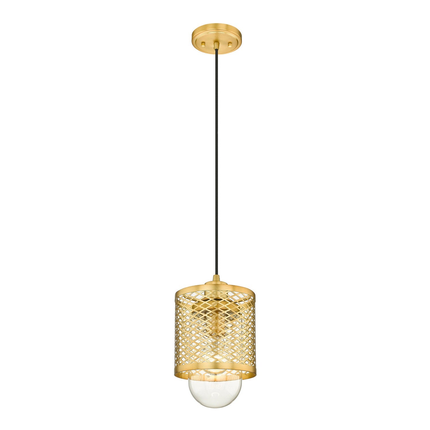 Z-Lite - 3037MP-RB - One Light Pendant - Kipton - Rubbed Brass