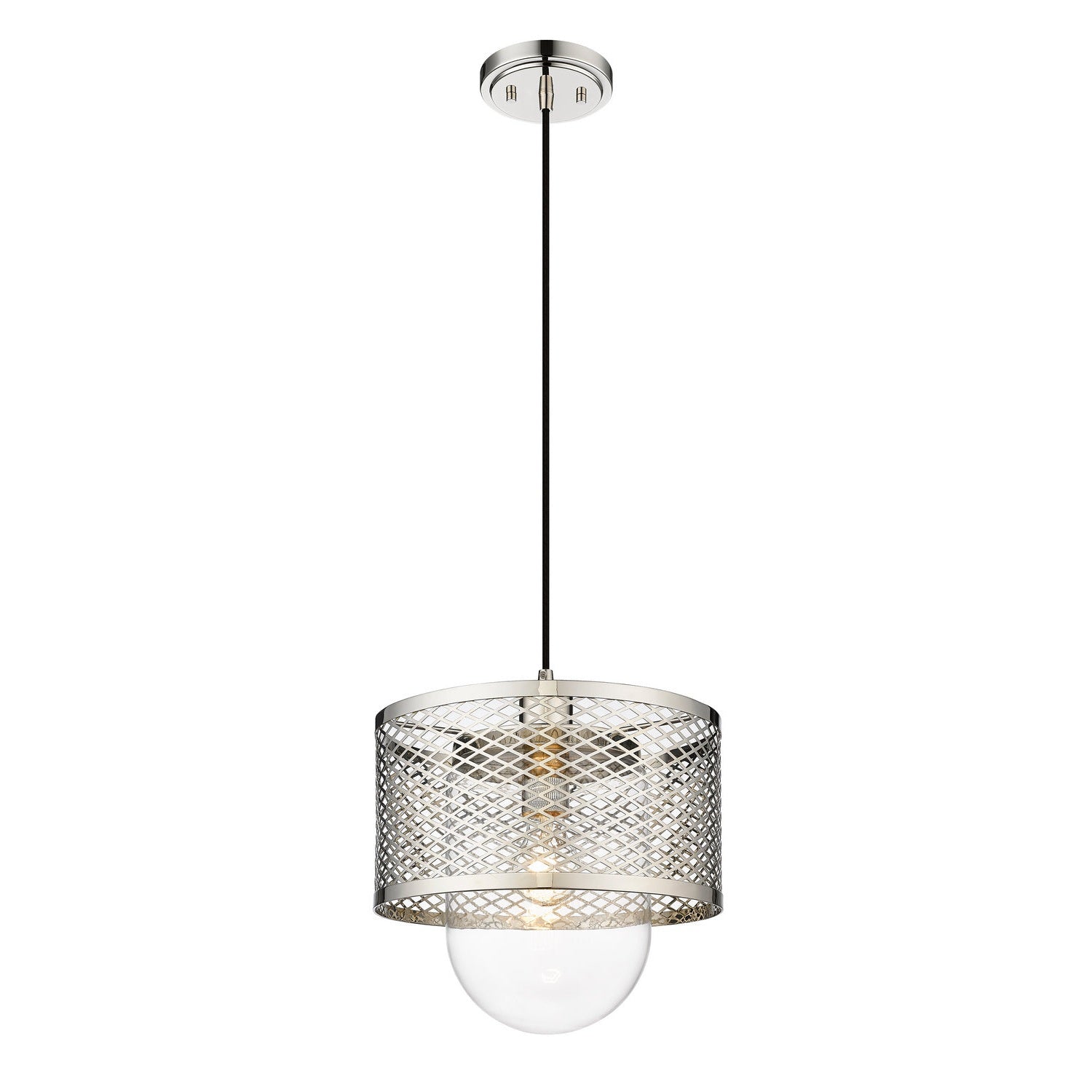 Z-Lite - 3037P11-PN - One Light Pendant - Kipton - Polished Nickel