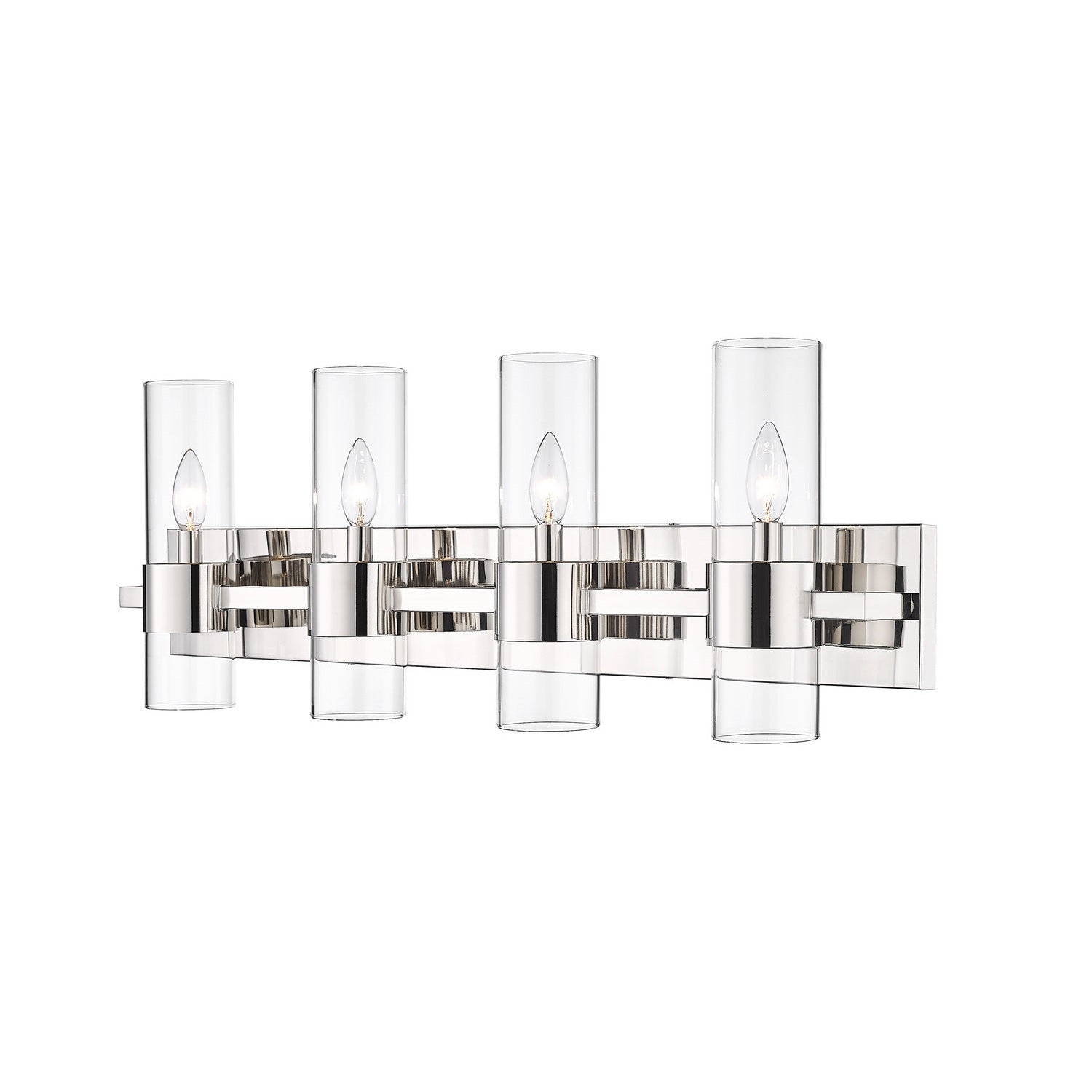 Z-Lite - 343-4V-PN - Four Light Vanity - Lawson - Polished Nickel
