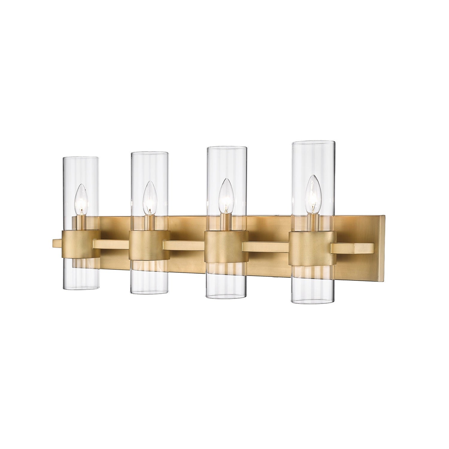 Z-Lite - 343-4V-RB - Four Light Vanity - Lawson - Rubbed Brass
