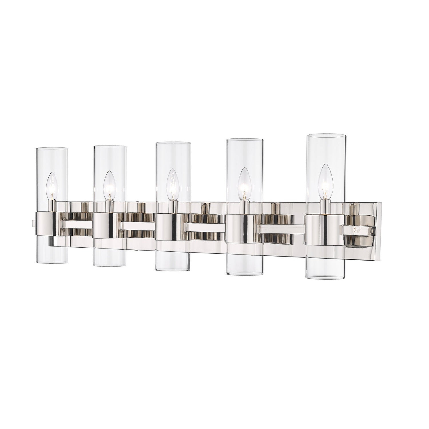 Z-Lite - 343-5V-PN - Five Light Vanity - Lawson - Polished Nickel