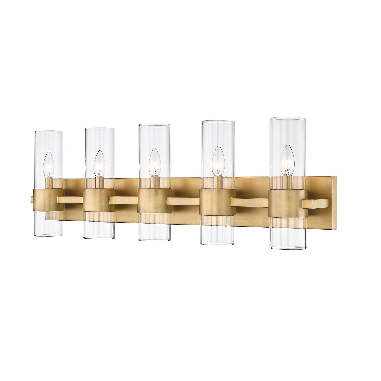 Z-Lite - 343-5V-RB - Five Light Vanity - Lawson - Rubbed Brass